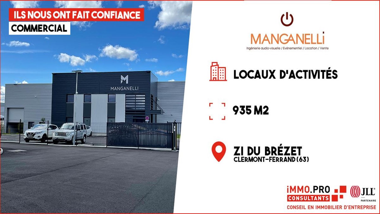 ILS NOUS ONT FAIT CONFIANCE - MANGANELLI TECHNOLOGIES - 935 M² 