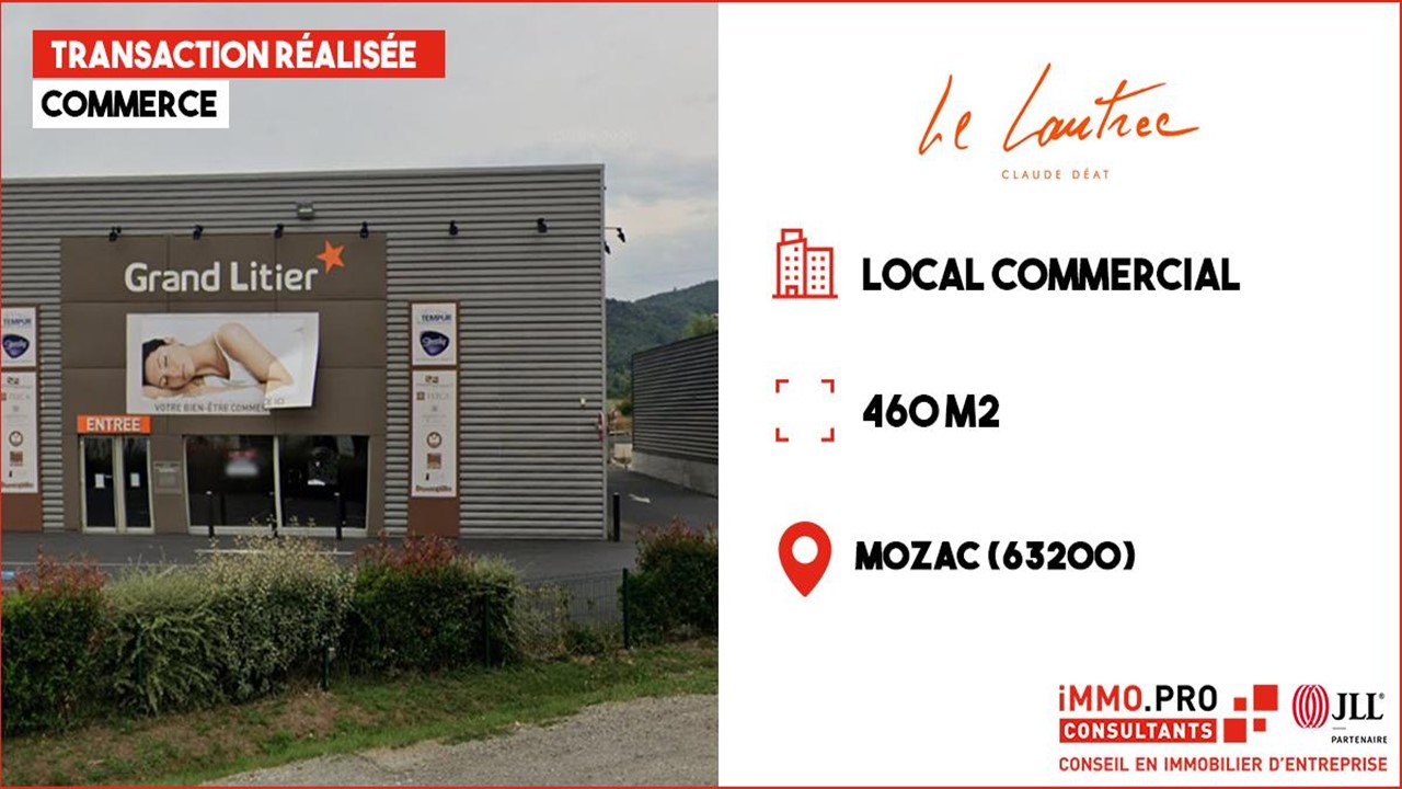 TRANSACTION REALISEE - LE LAUTREC- LOCAL COMMERCIAL - 460 M² 