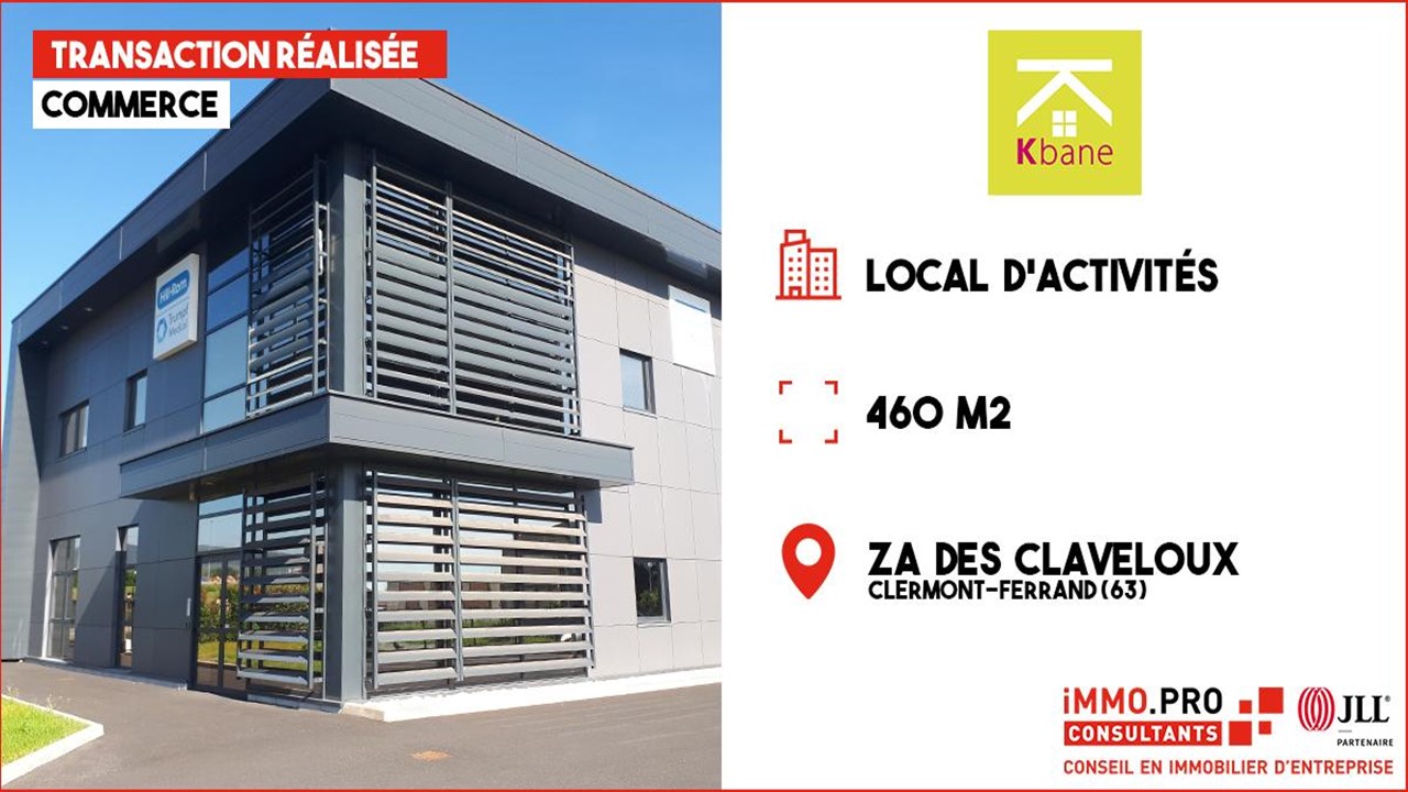 TRANSACTION REALISEE - K BANE - LOCAL ACTIVITES - 460 M² 