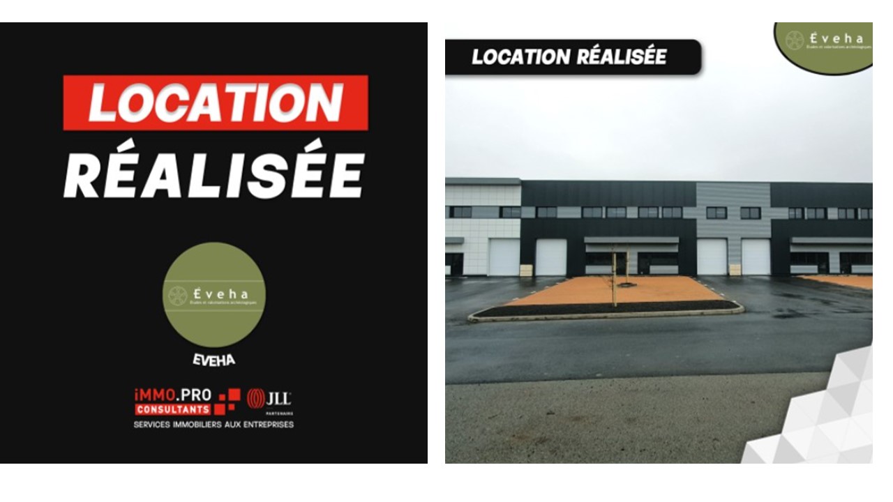 TRANSACTION REALISEE - EVEHA - CLERMONT NORD - LOCAL ACTIVITES - 1 080 M² 