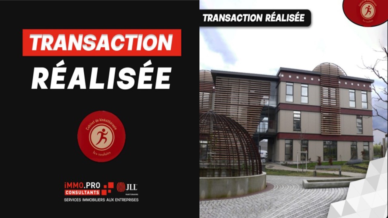 TRANSACTION RÉALISÉE  - COURNON D'AUVERGNE - 265 M² DE BUREAUX 