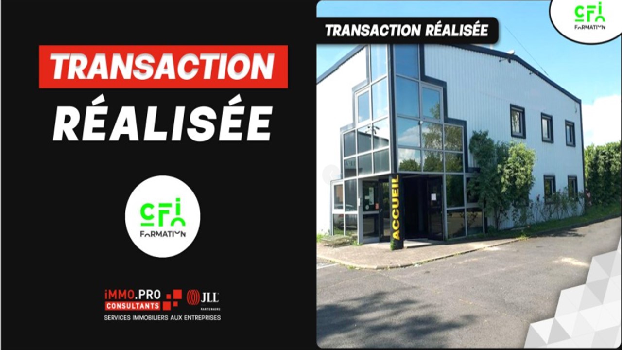 TRANSACTION REALISEE - ZI LE BREZET - LOCAL ACTIVITES DE 836 M² 