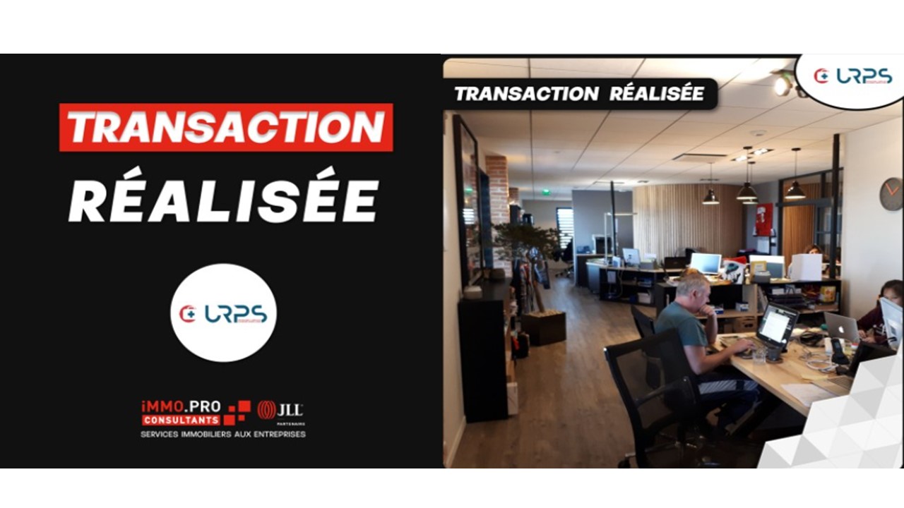 TRANSACTION RÉALISÉE  – URPS AURA