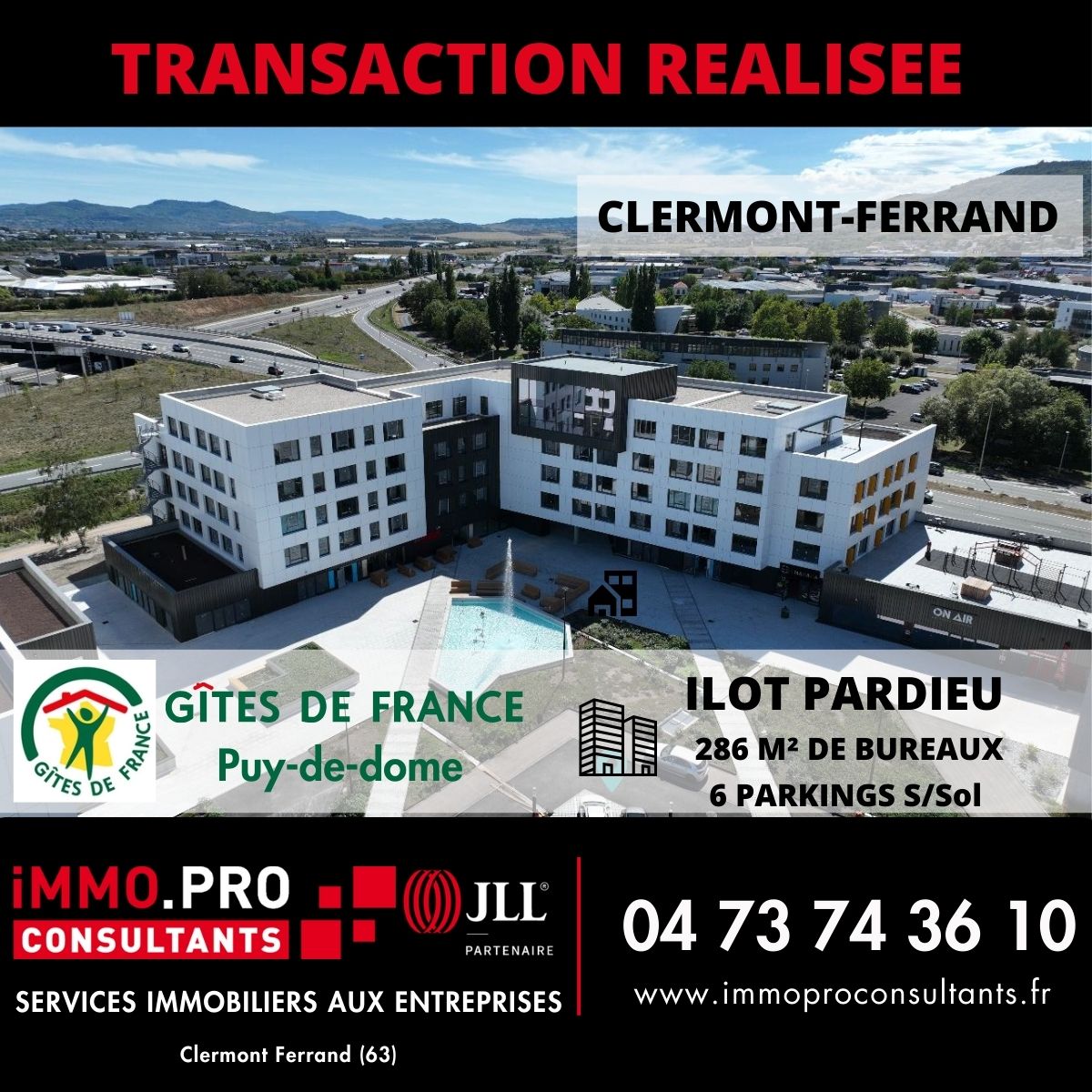 TRANSACTION REALISEE : Gite de France du Puy de dôme 